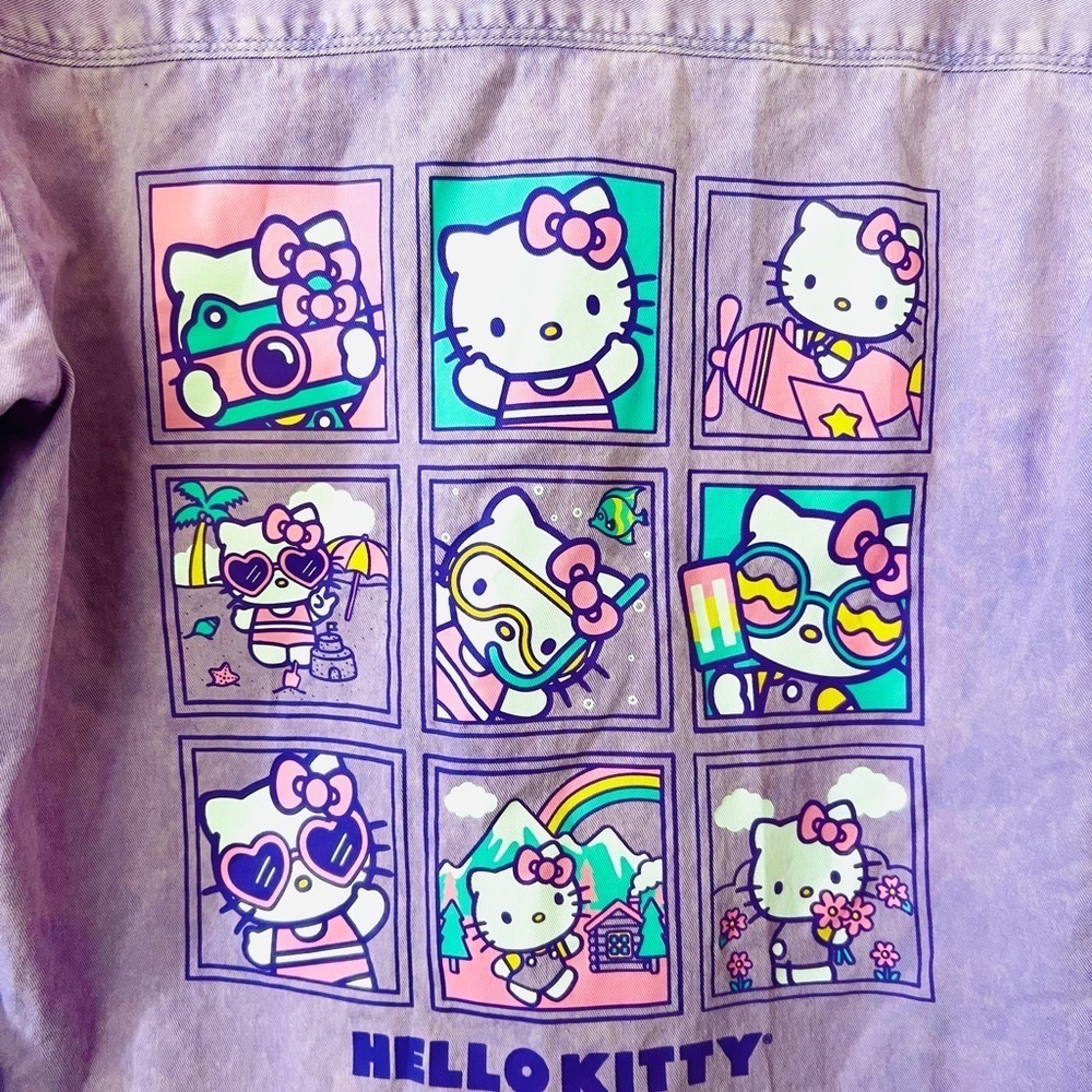 Sanrio Lavender Hello Kitty Shirt/XL (11-13) - Picture 4 of 6